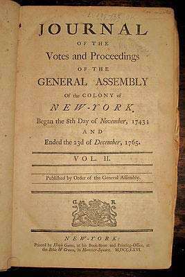 1766 york colonial law pamphlet