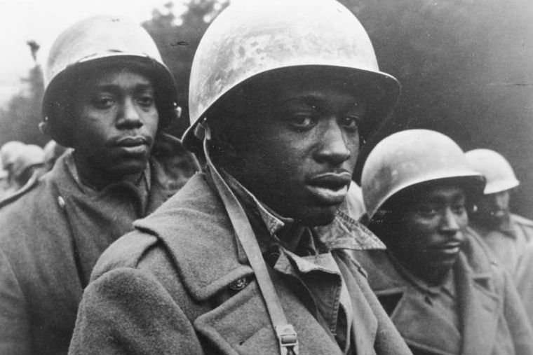 Black U.S. G.I.'s in uniform