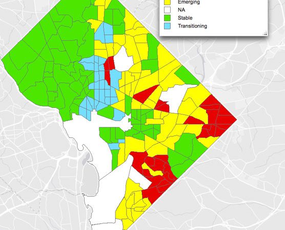 Redlining Map of Whashington DC area