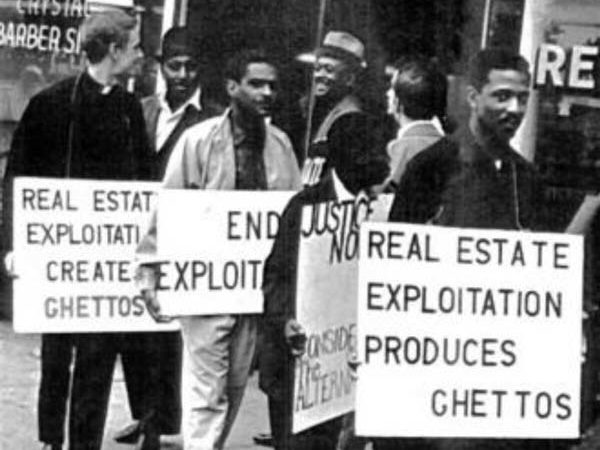 Real Estate Injustice Protest March