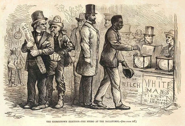 Reconstruction: the Negro at the ballot box